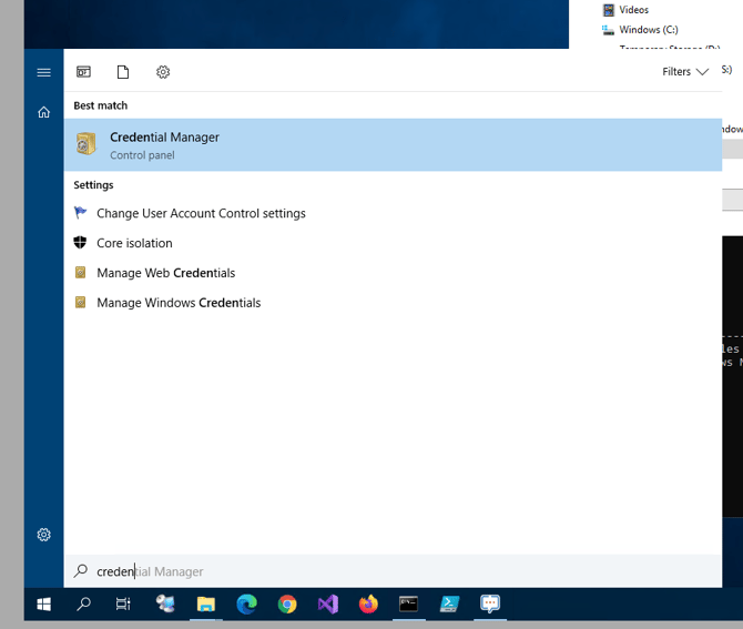 Azure File Storage Credentials