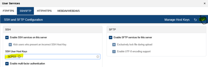 Hostkey Assign