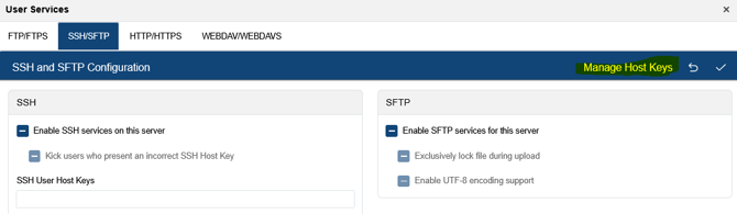 Manage Hostkeys