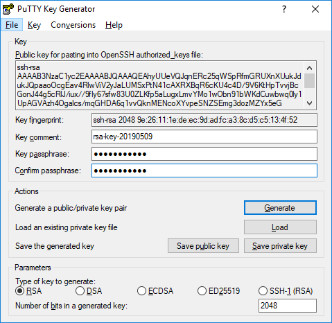 Puttygen-Key