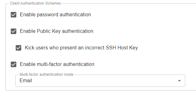SFTP Client Auth