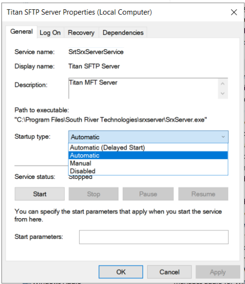 Service Properties