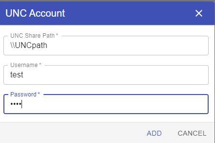 UNC Account