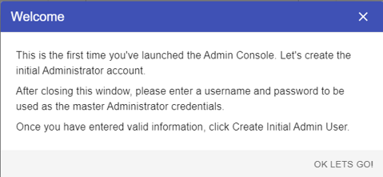 Welcome Screen