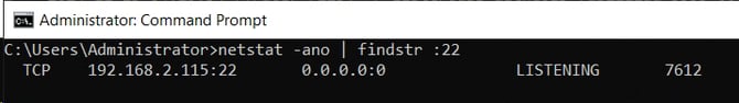 netstat listen