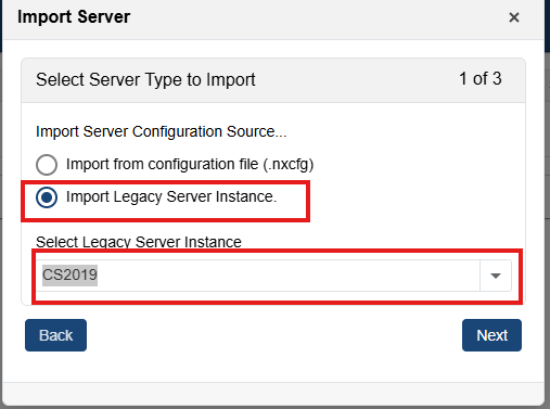 Import Legacy